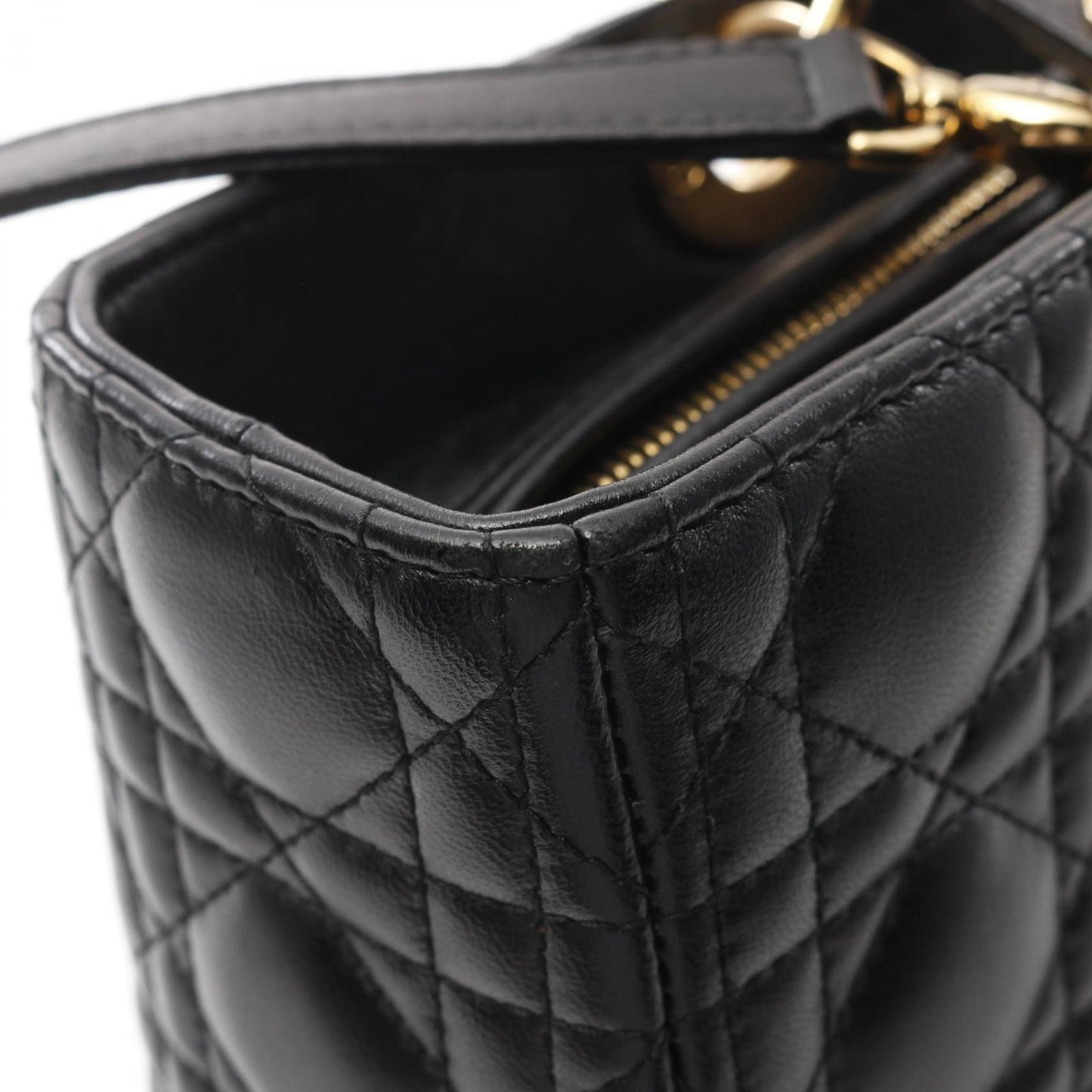 Dior Black Leather Lady Dior