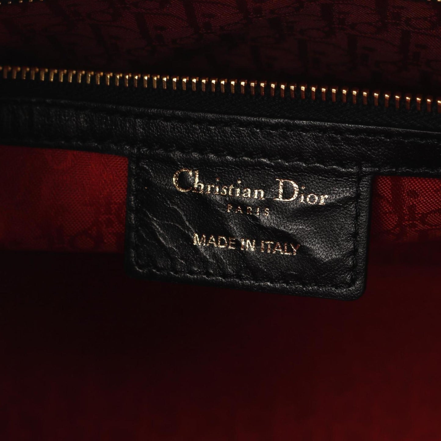 Dior Black Leather Lady Dior