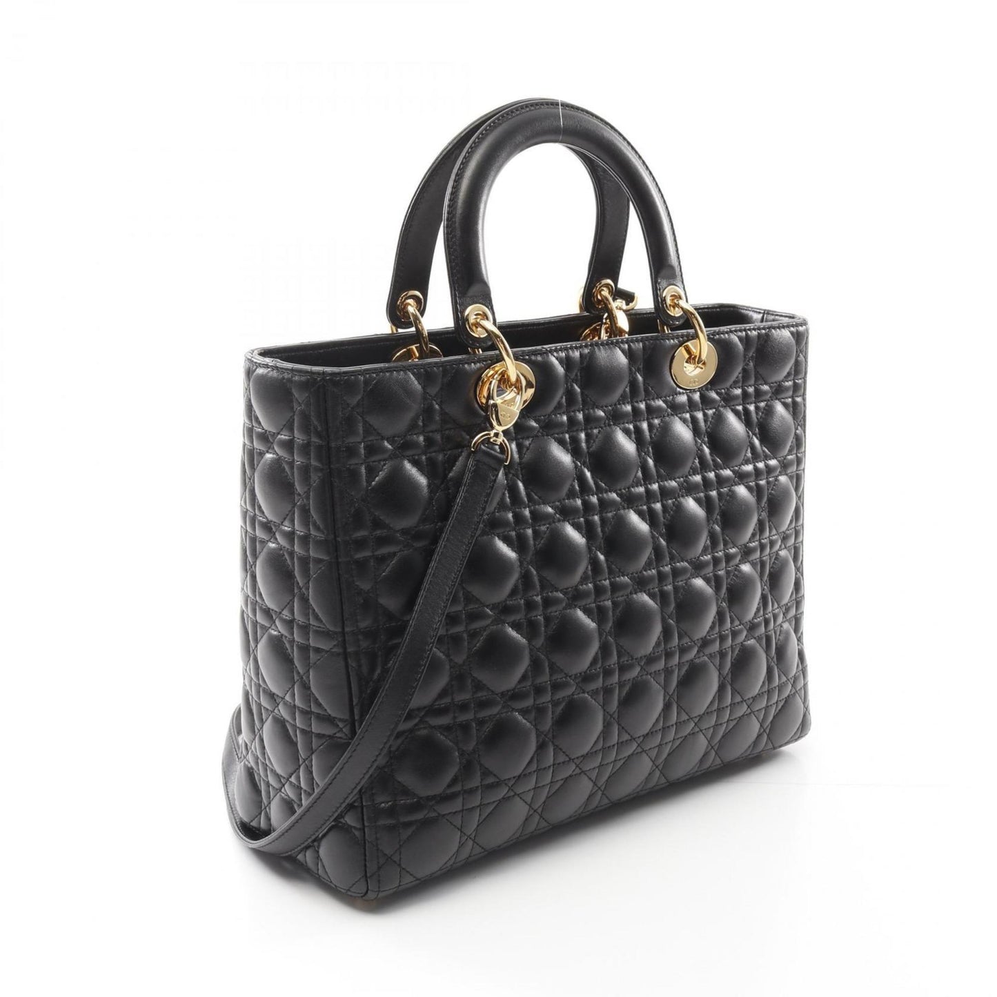 Dior Black Leather Lady Dior