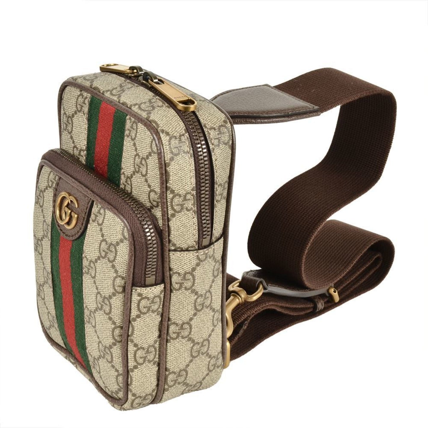 Gucci Brown Canvas Ophidia