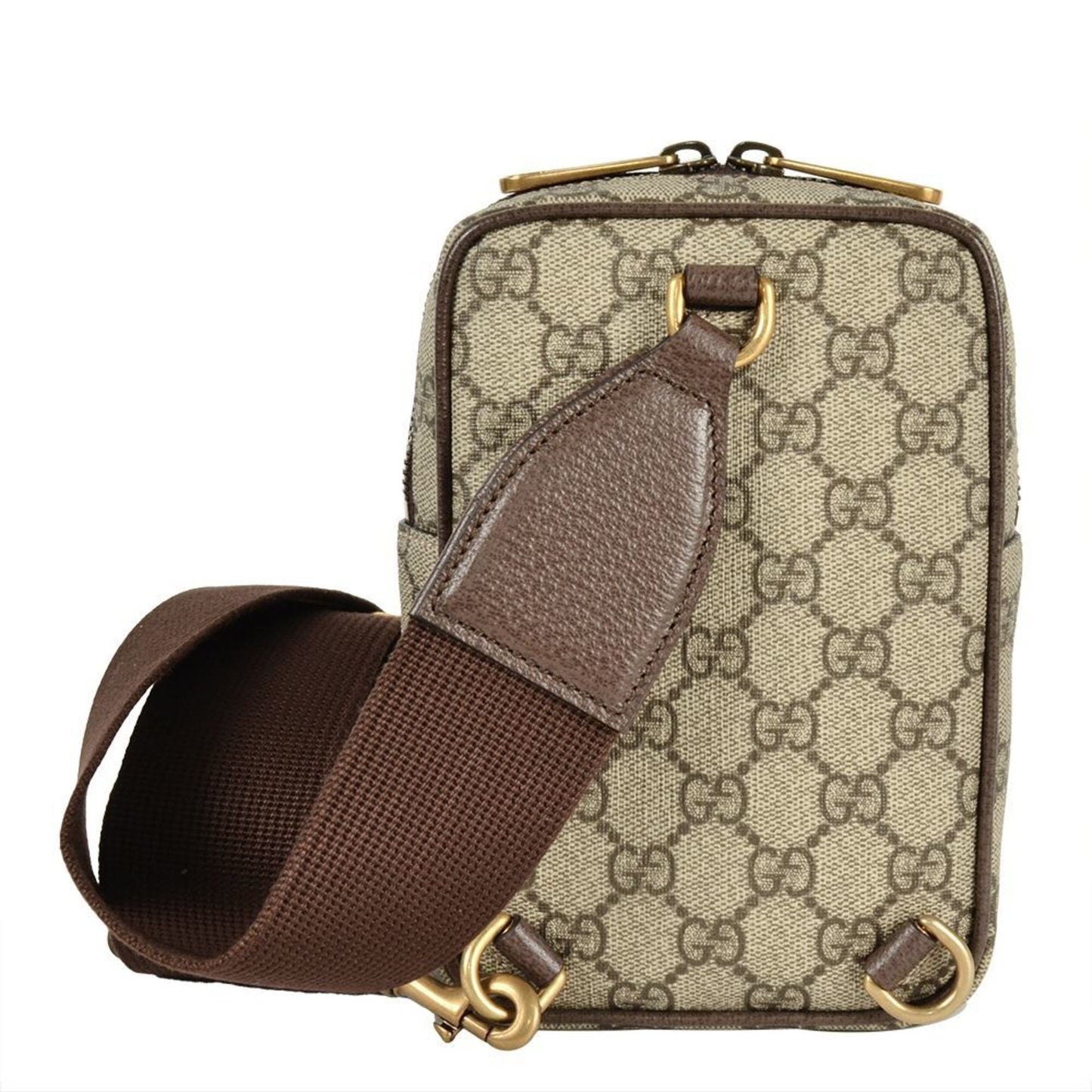 Gucci Brown Canvas Ophidia