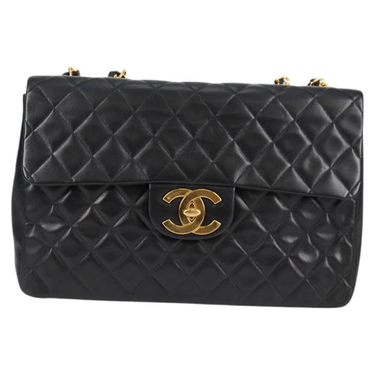 Chanel Black Leather Timeless/classique