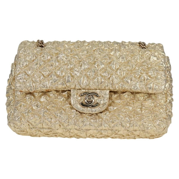 Loewe Gold Leather Anagram