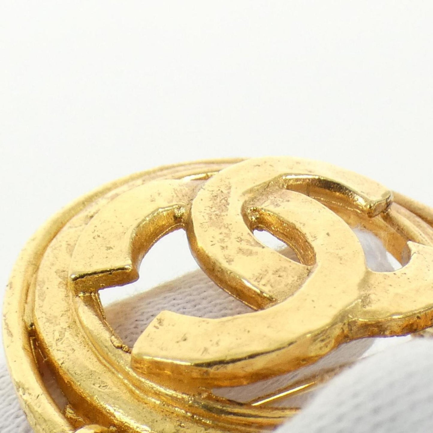 Chanel Gold Gold Plated Coco Mark