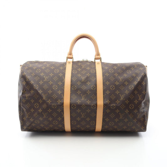 Louis Vuitton Brown Canvas Keepall 55