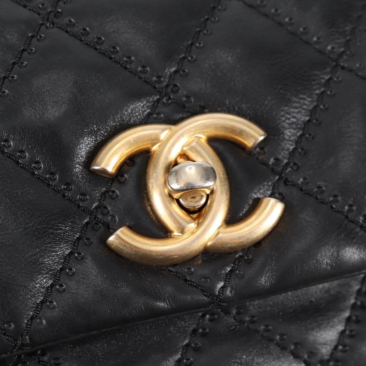 Chanel Black Leather Flap Bag