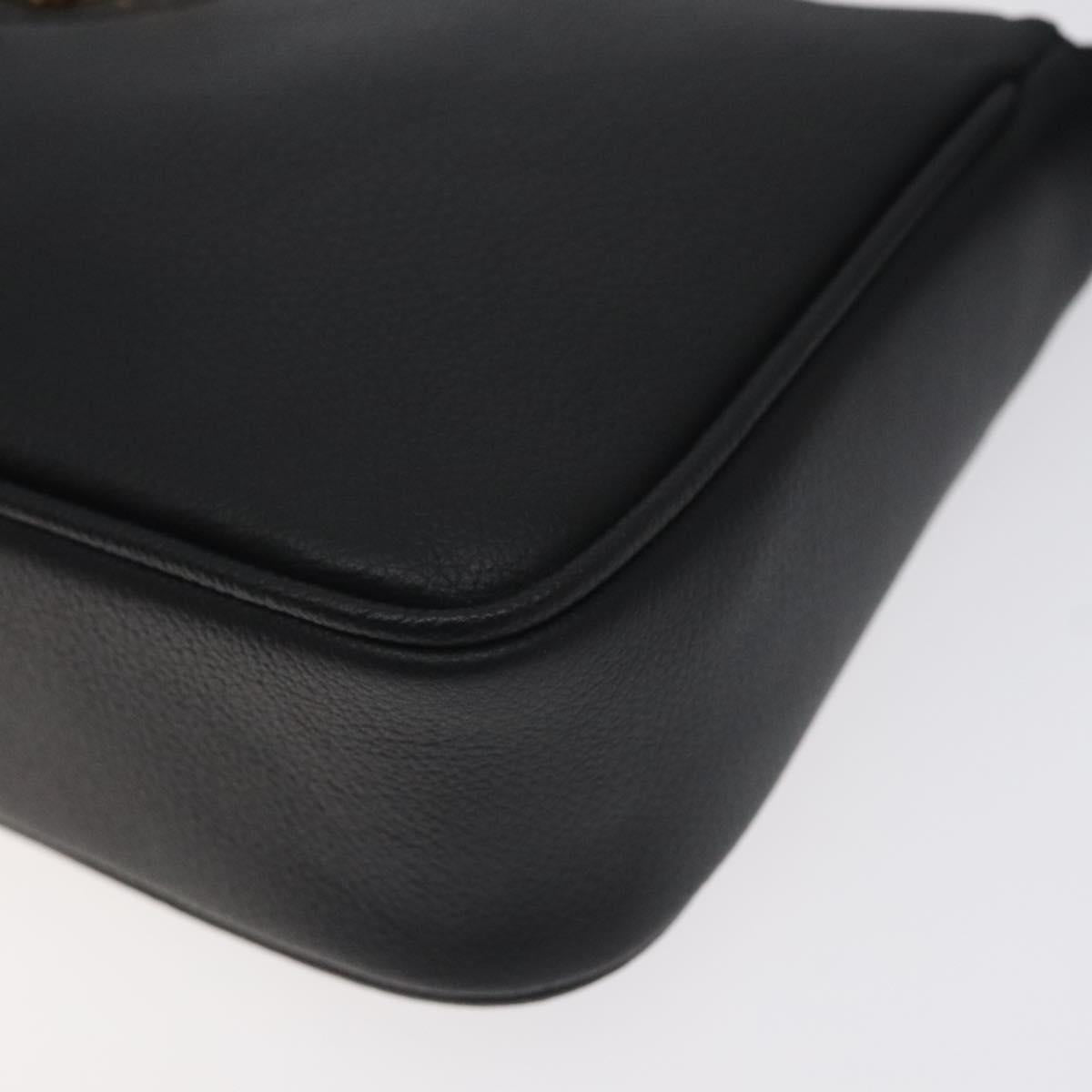 Versace Black Leather Medusa