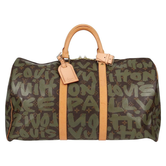 Louis Vuitton Brown Canvas Keepall 50