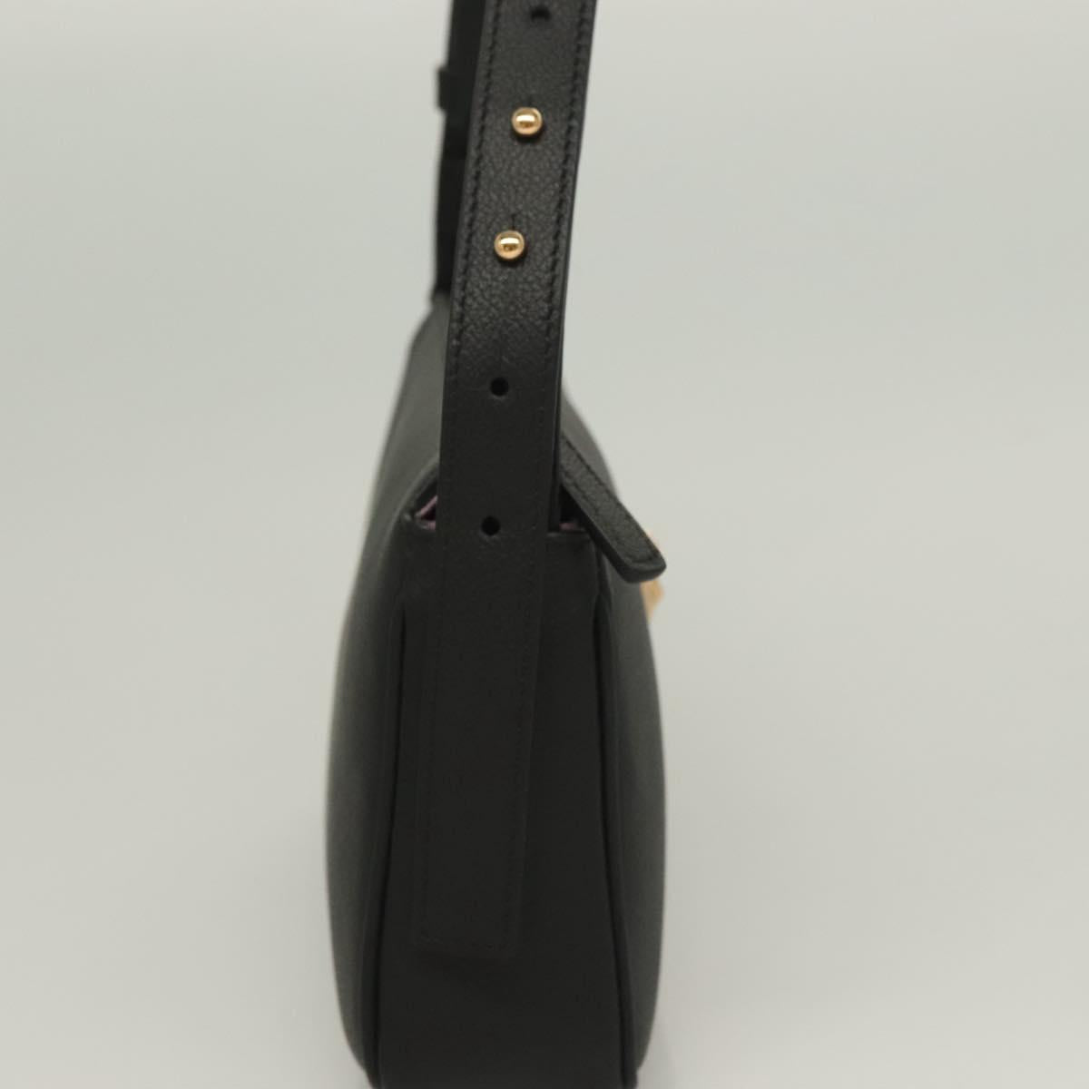 Versace Black Leather Medusa