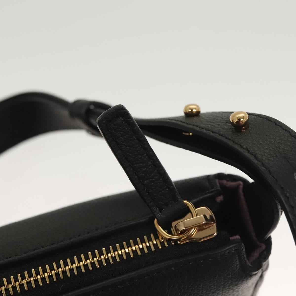 Versace Black Leather Medusa