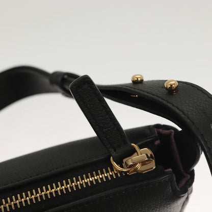 Versace Black Leather Medusa