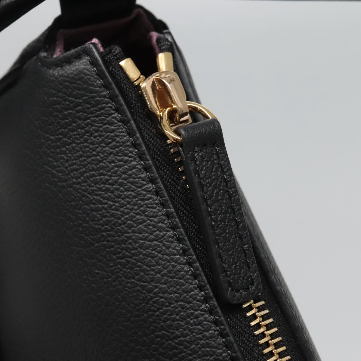 Versace Black Leather Medusa