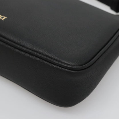 Versace Black Leather Medusa