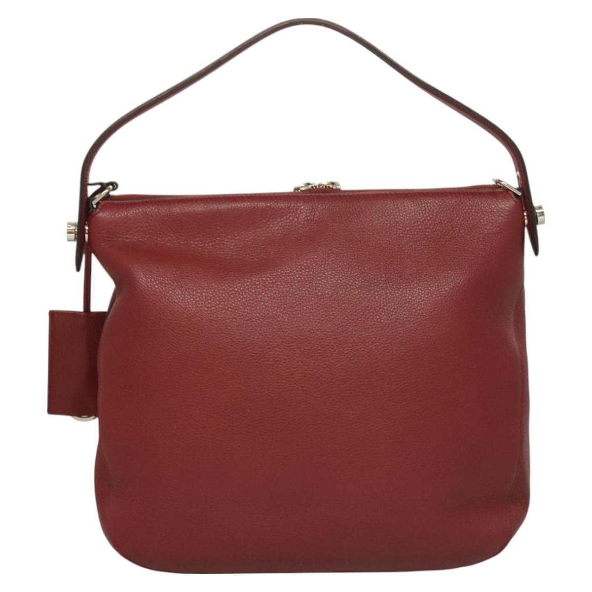 Bally Red Leather Handbag