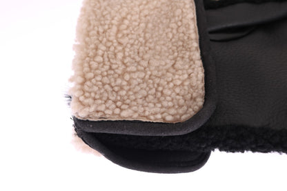 Dolce & Gabbana Studded Black Leather Gentleman'S Gloves