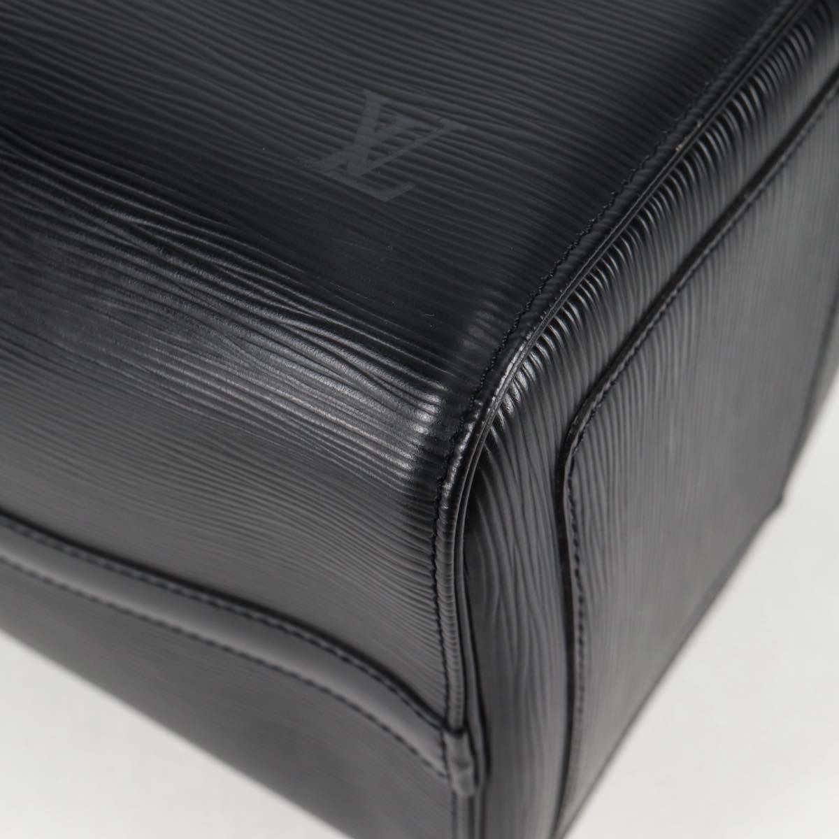 Louis Vuitton Black Leather Speedy