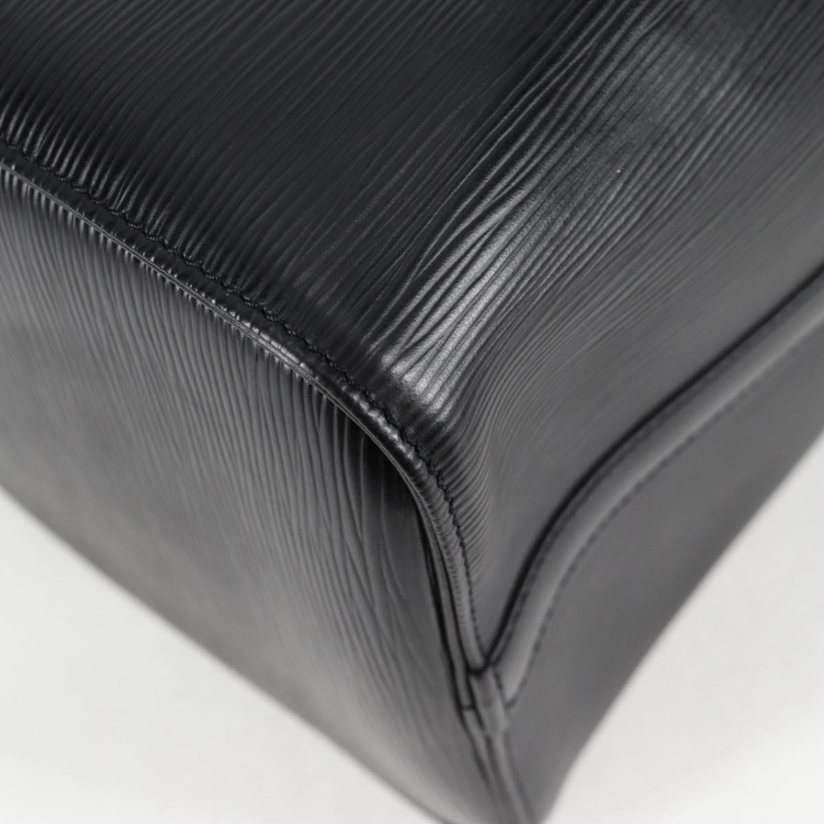 Louis Vuitton Black Leather Speedy
