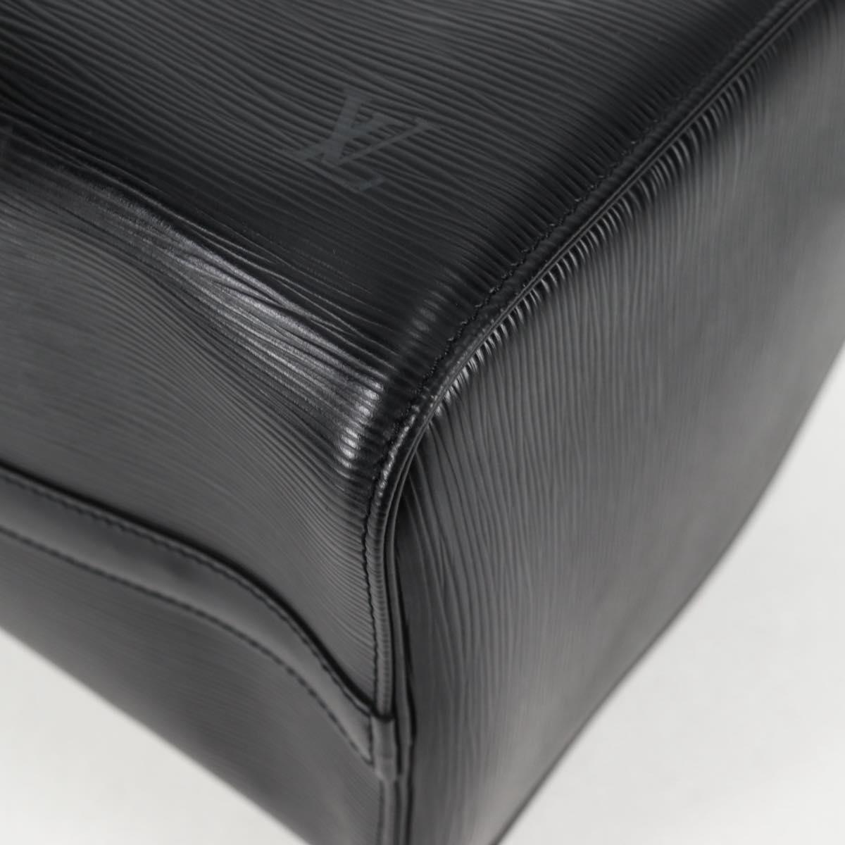 Louis Vuitton Black Leather Speedy