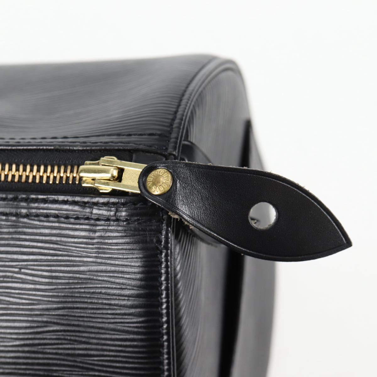 Louis Vuitton Black Leather Speedy
