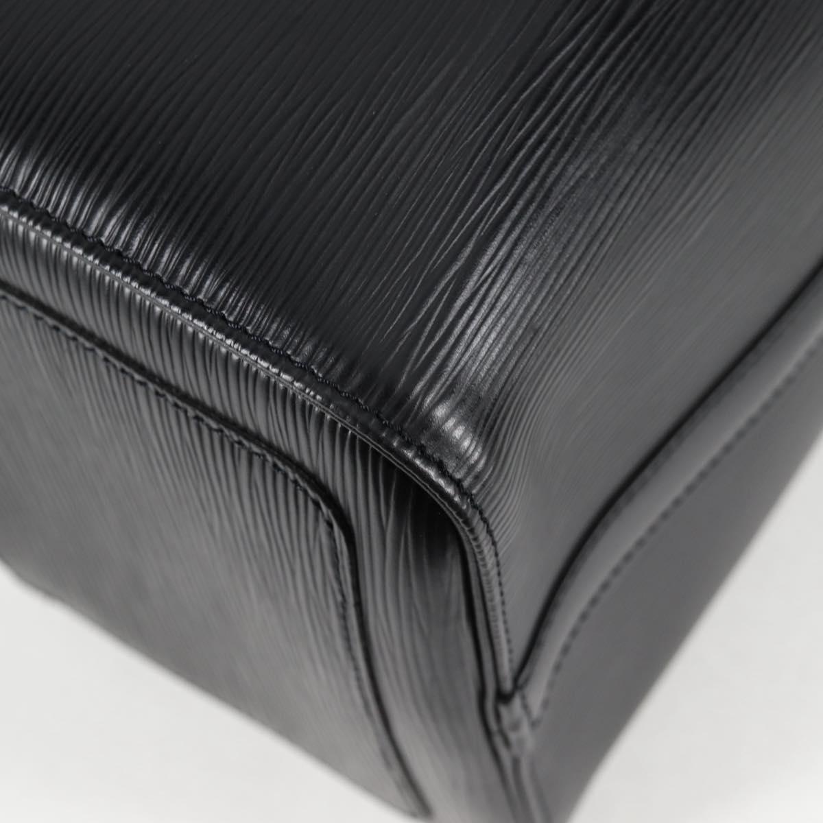 Louis Vuitton Black Leather Speedy
