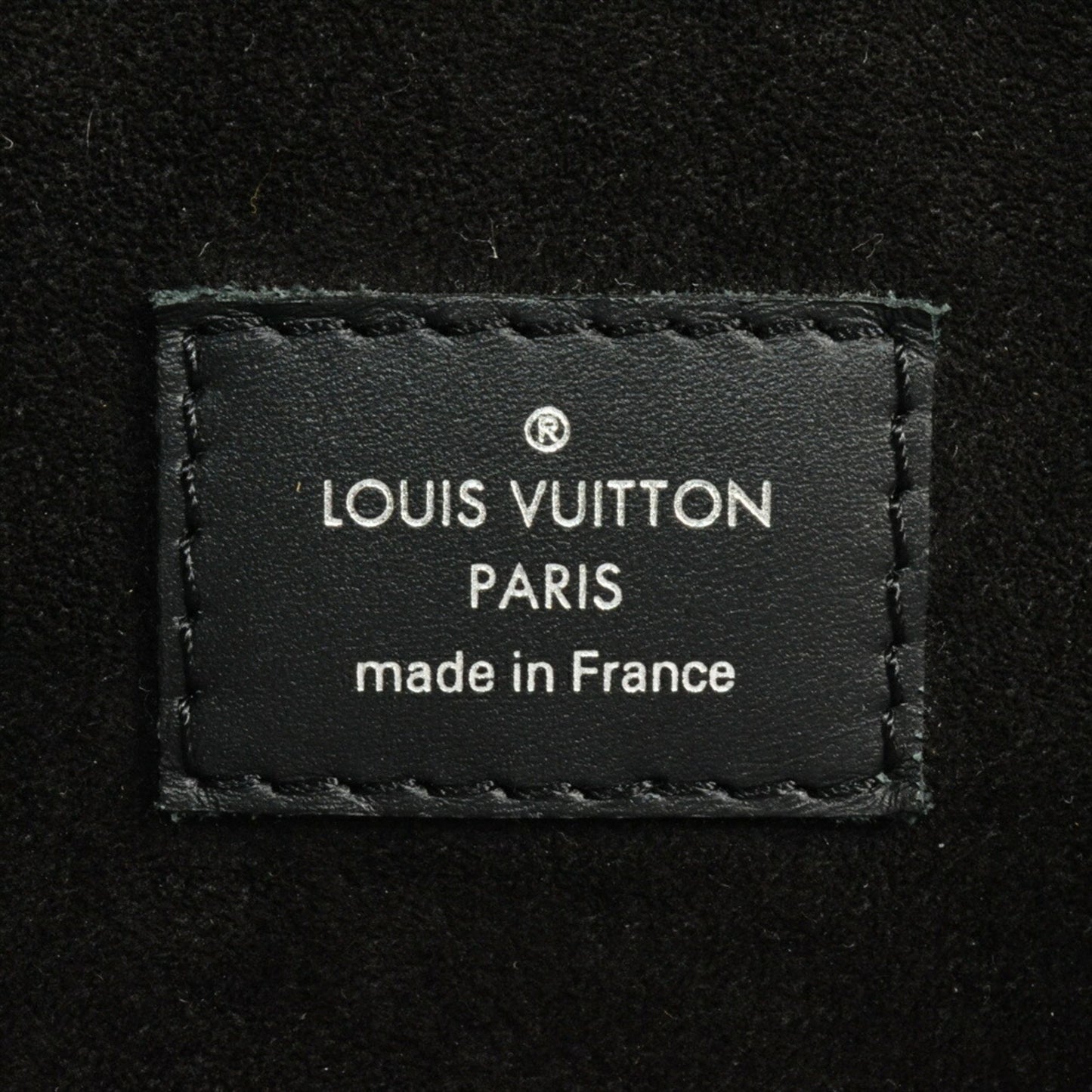 Louis Vuitton Black Leather Christopher Backpack