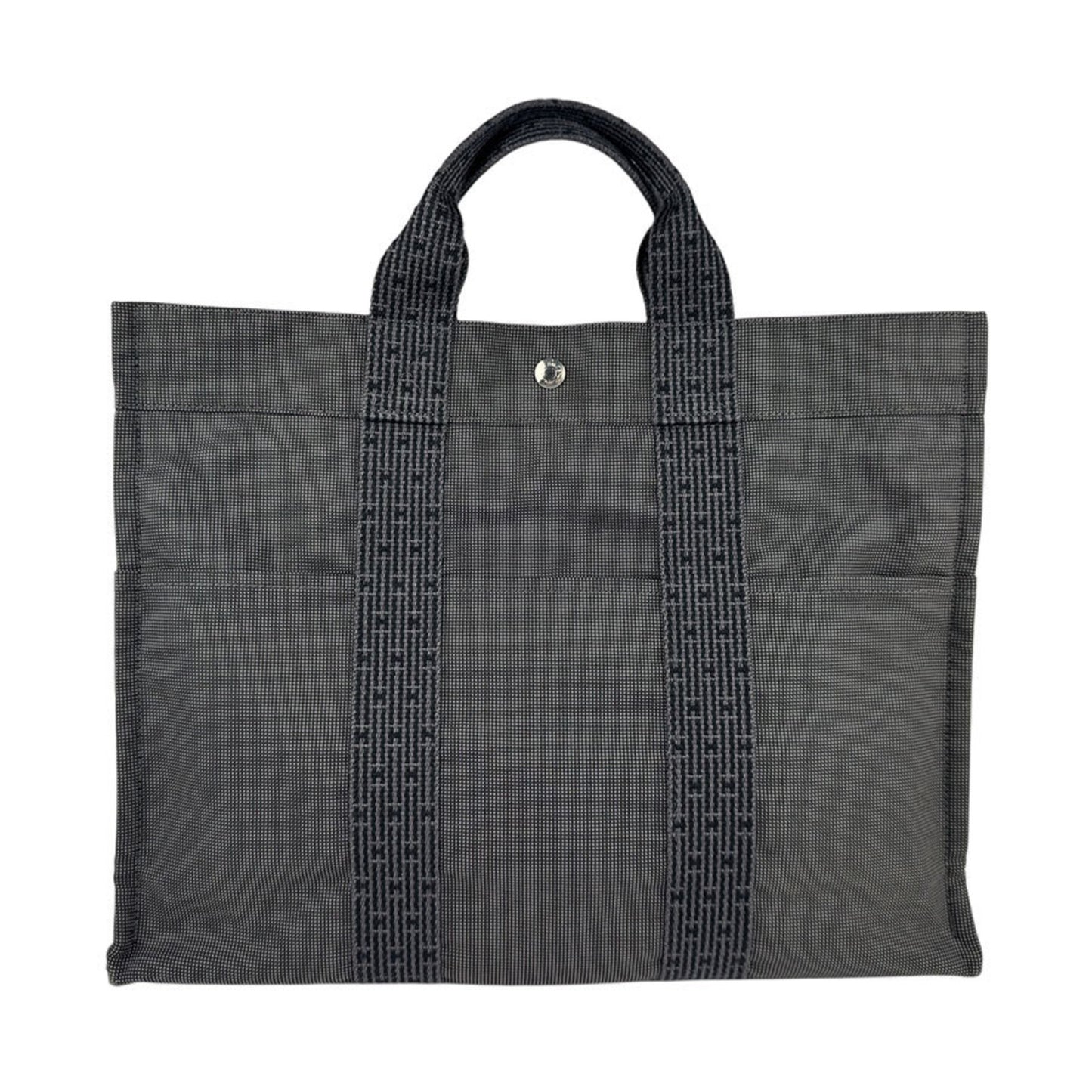 Hermès Gray Canvas Herline