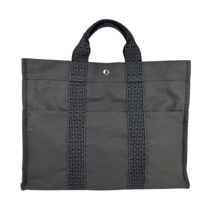 Hermès Gray Canvas Herline
