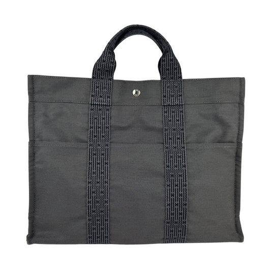 Hermès Gray Canvas Herline