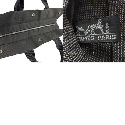 Hermès Gray Canvas Herline