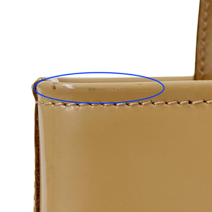 Salvatore Ferragamo Brown Leather Logo
