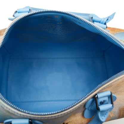 Louis Vuitton Blue Canvas Speedy 30