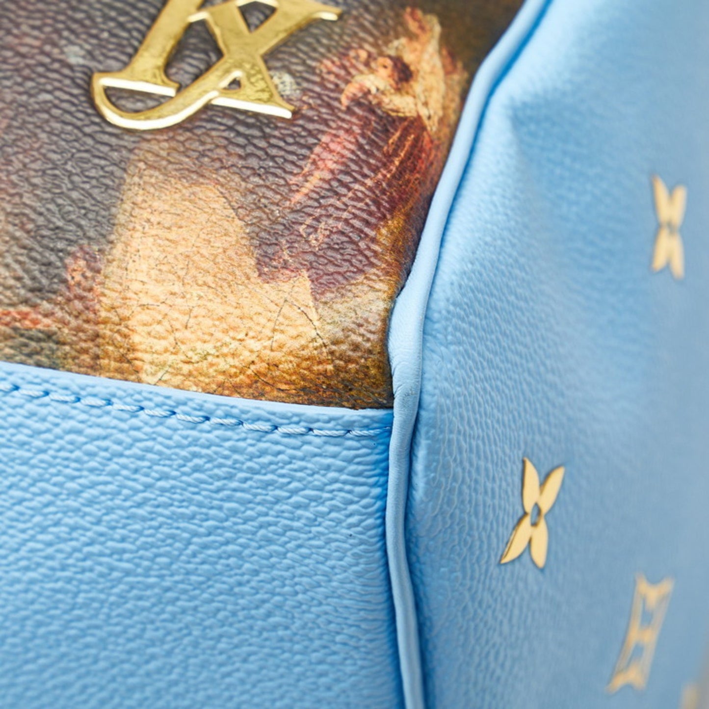 Louis Vuitton Blue Canvas Speedy 30