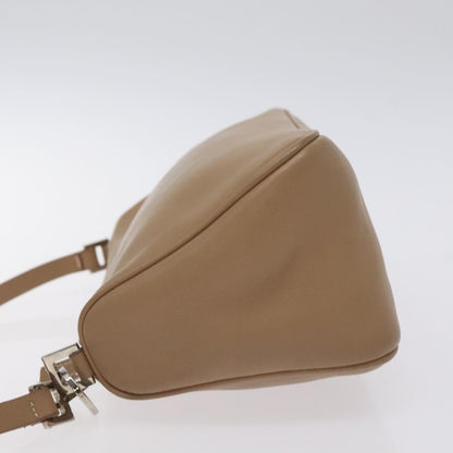 Salvatore Ferragamo Brown Leather Gancini