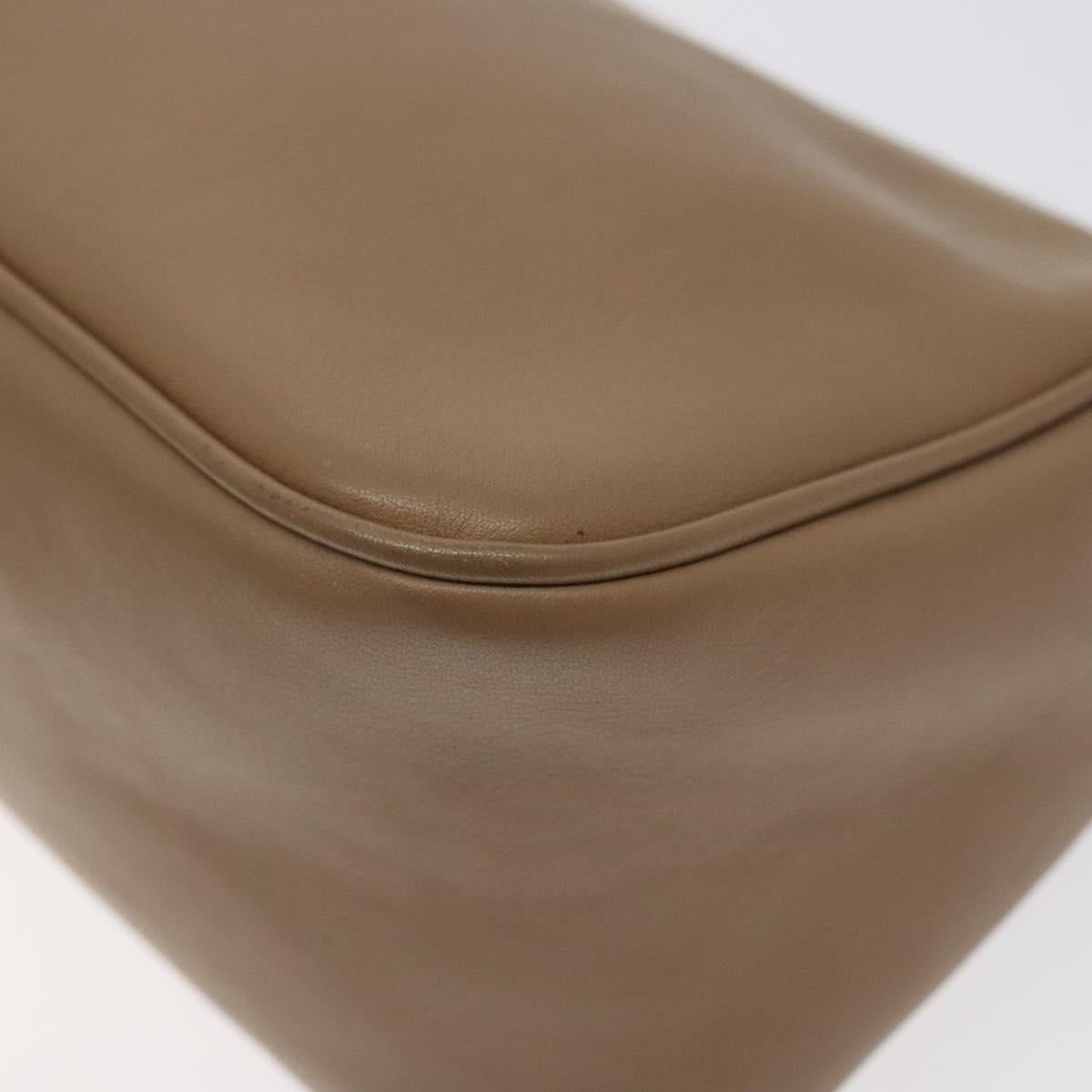 Salvatore Ferragamo Brown Leather Gancini