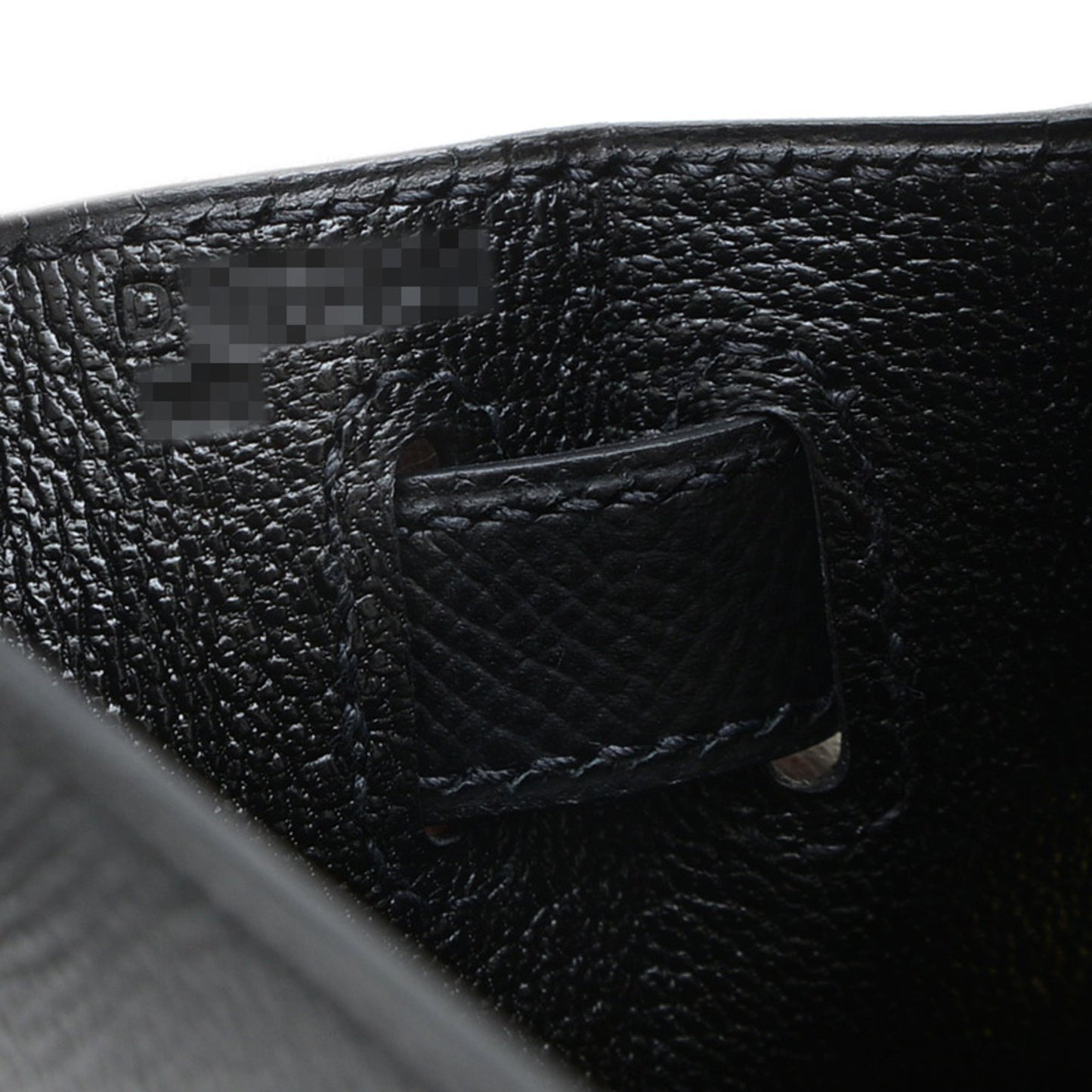 Hermès Black Leather Kelly 28