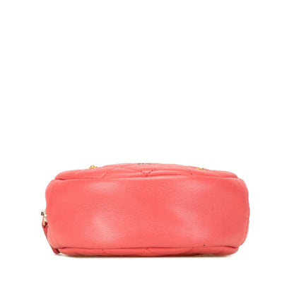 Chanel Red Leather Chain Around
