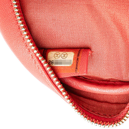 Chanel Red Leather Chain Around