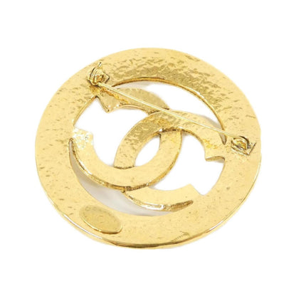 Chanel Gold Gold Plated Coco Mark