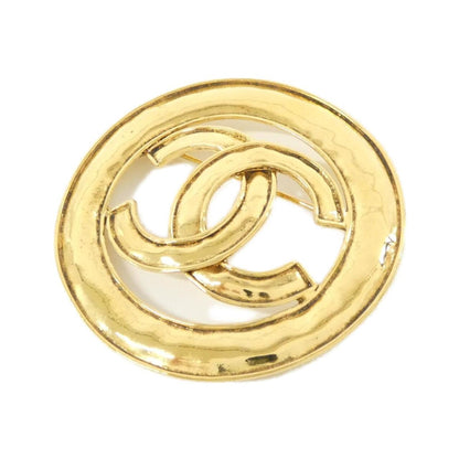 Chanel Gold Gold Plated Coco Mark