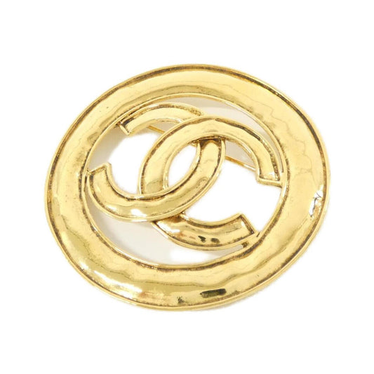 Chanel Gold Gold Plated Coco Mark