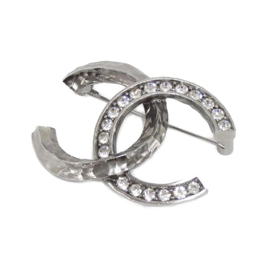 Chanel Silver Metal Coco Mark