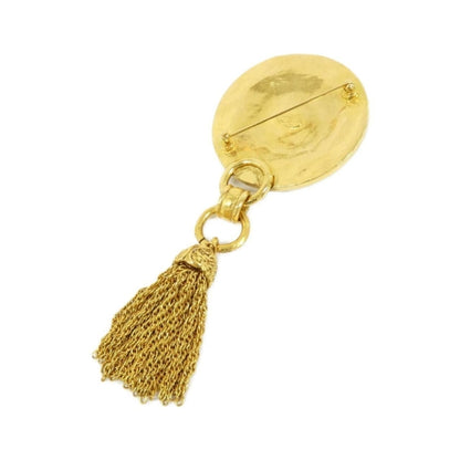 Chanel Gold Gold Plated Coco Mark