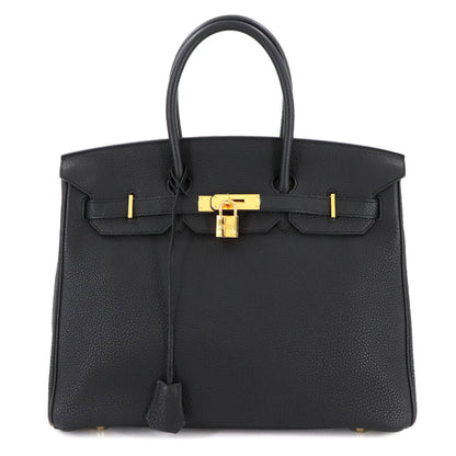 Hermès Black Leather Birkin 35