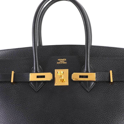 Hermès Black Leather Birkin 35