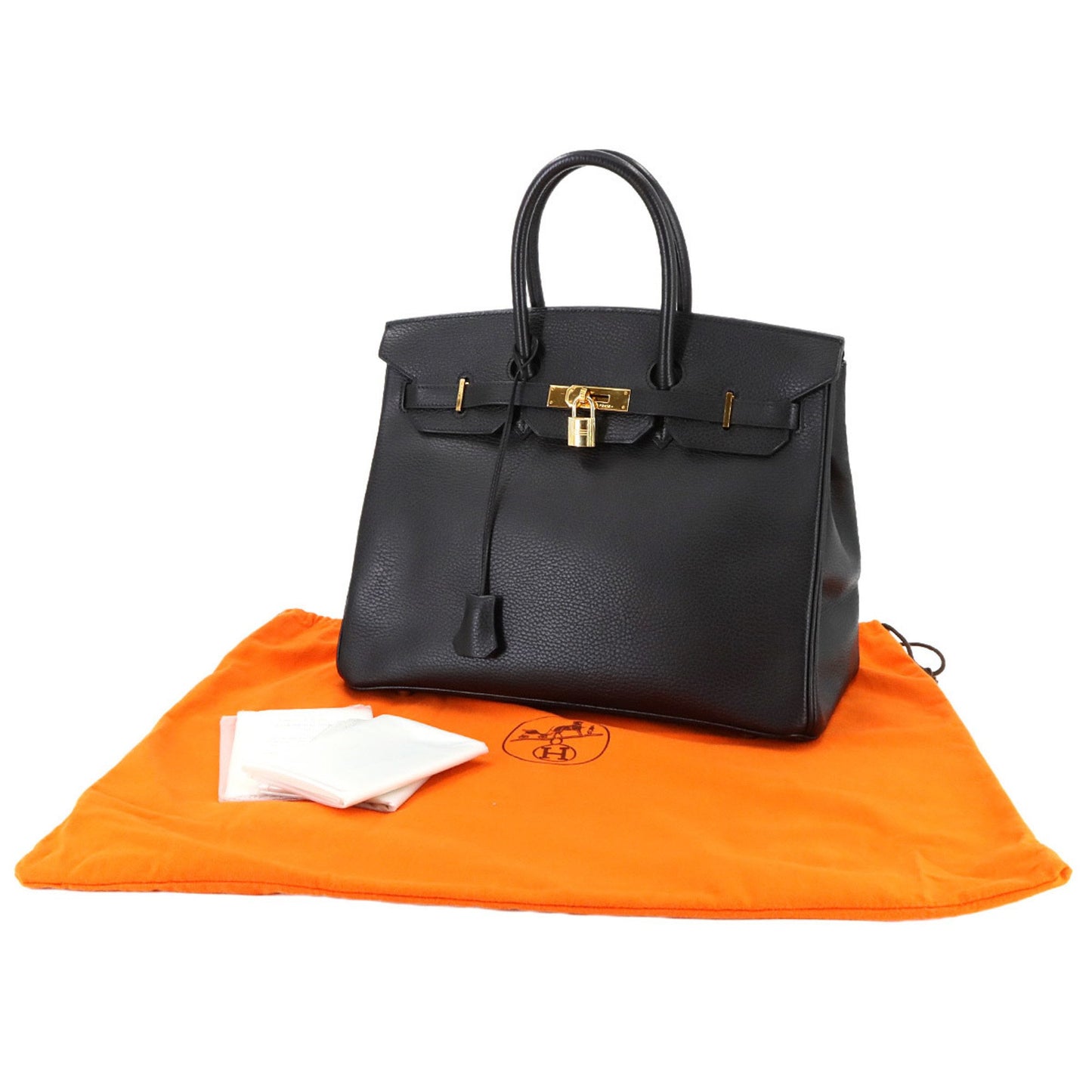 Hermès Black Leather Birkin 35