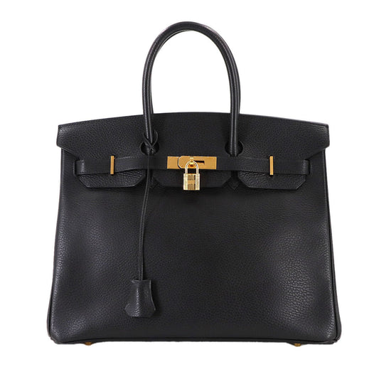 Hermès Black Leather Birkin 35