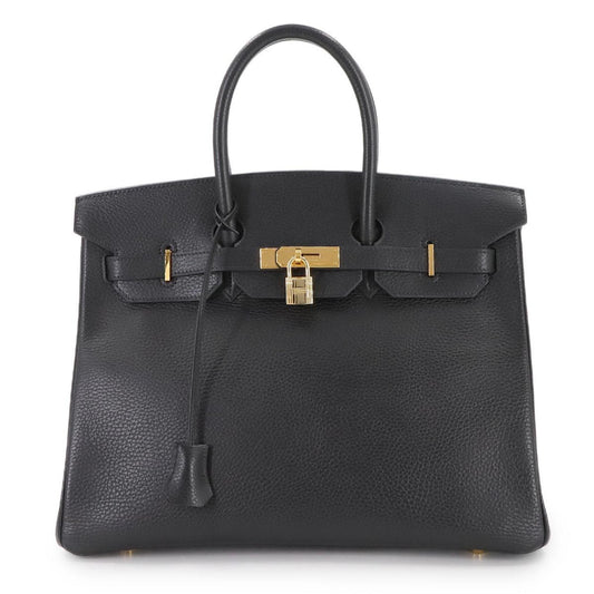 Hermès Black Leather Birkin 35