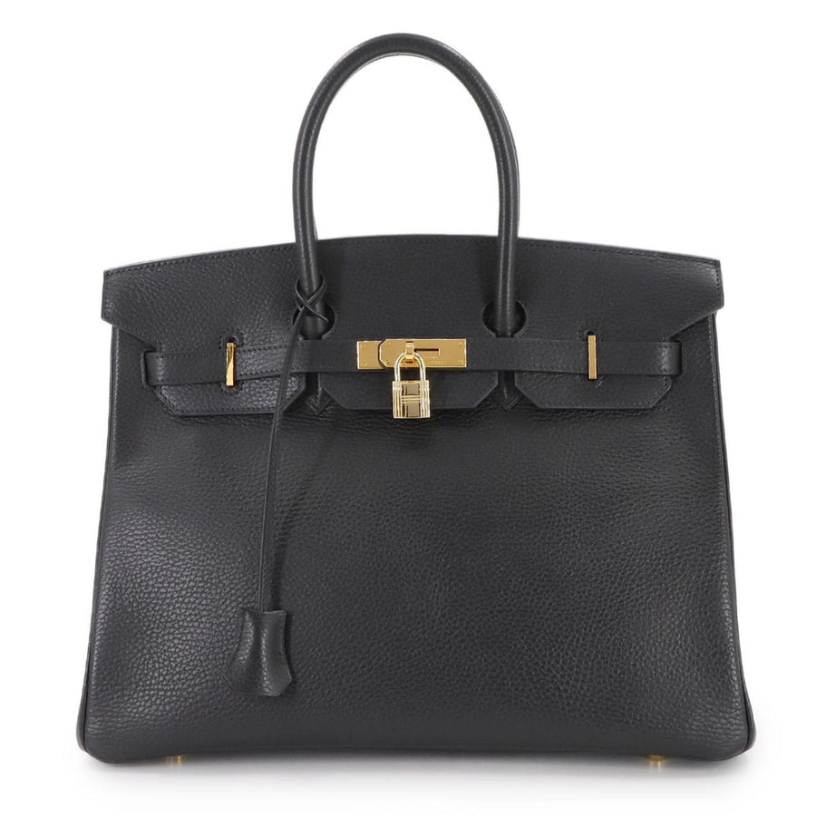 Hermès Black Leather Birkin 35