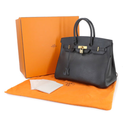 Hermès Black Leather Birkin 35