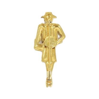 Chanel Gold Gold Plated Mademoiselle